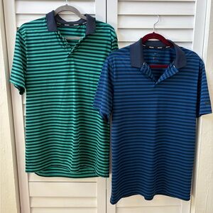 Nike Striped Golf Polo Shirt Duo - Dri-FIT